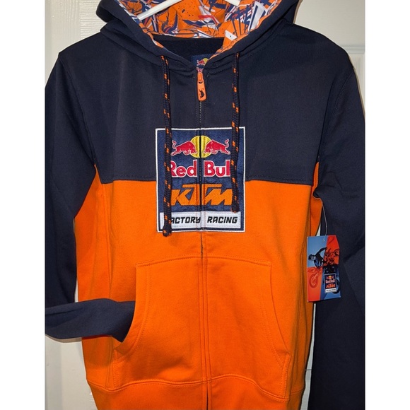 Redbull KTM racing zip up hoodie sz small nwt - Picture 2 of 3